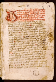 Jókai codex, ca. 1440, fol.1r